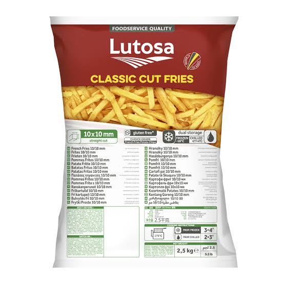 Lutosa Classic Cut Fries 10/10 mm