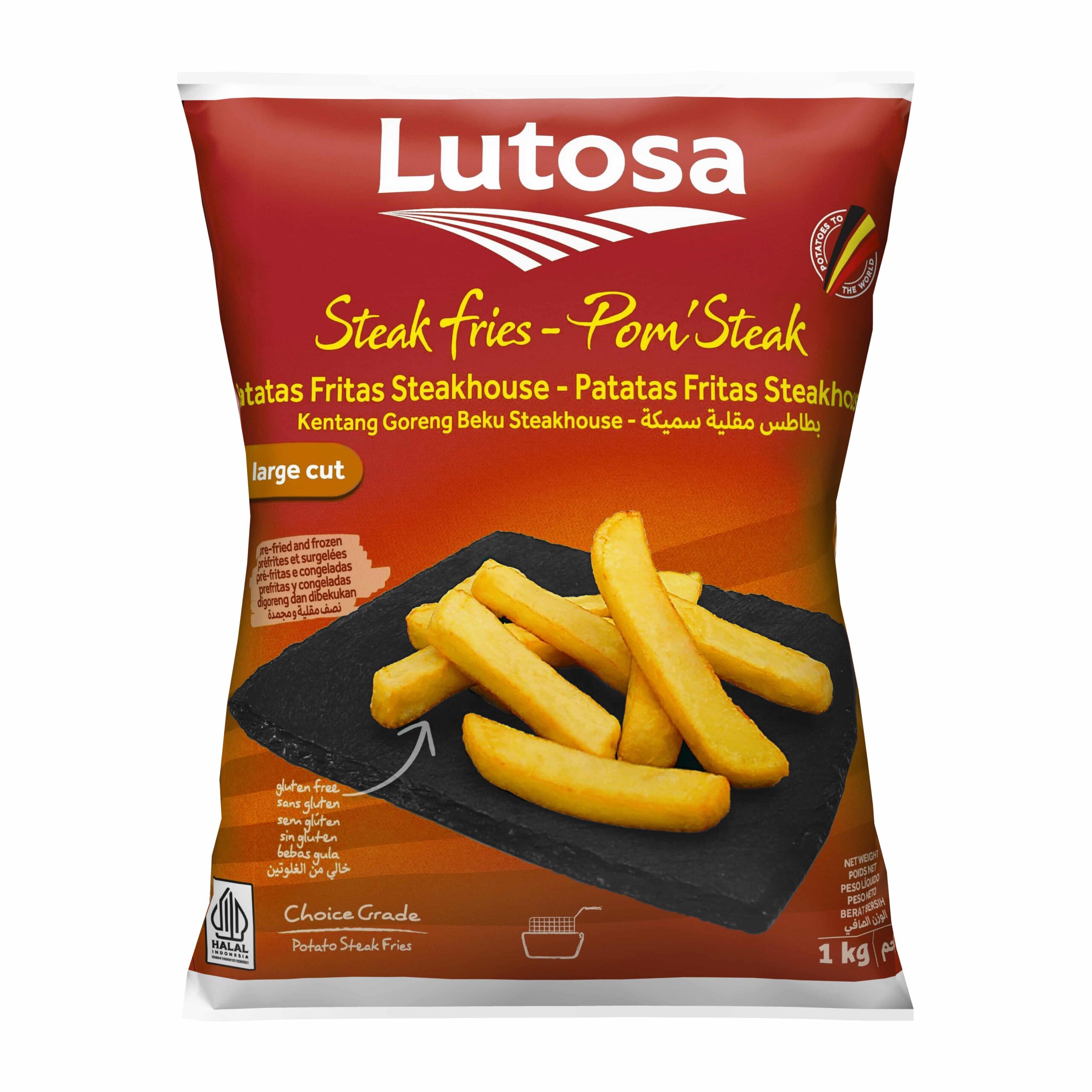 Lutosa Steak Fries 10/18 mm