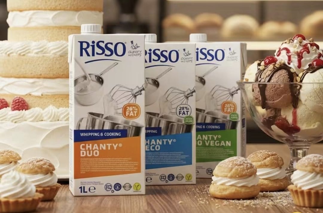 Risso Chanty cream and bakery range