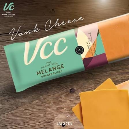 Vonk Burger Sliced Cheese Coloured Orange