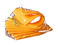 Burger Sliced Cheese — Natural (White) — European cheese range professional food product Laos
