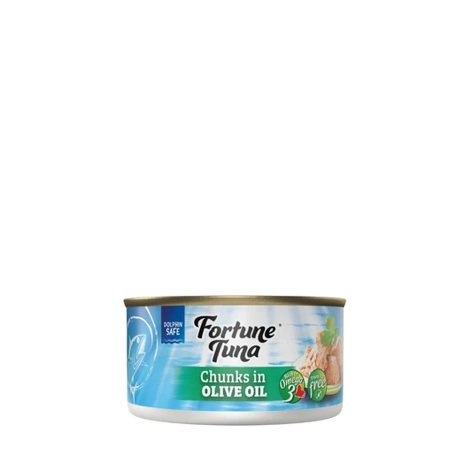 Fortune Tuna Flakes in Soya Oil — Fortune Tuna — Hosen Group professional food product Laos