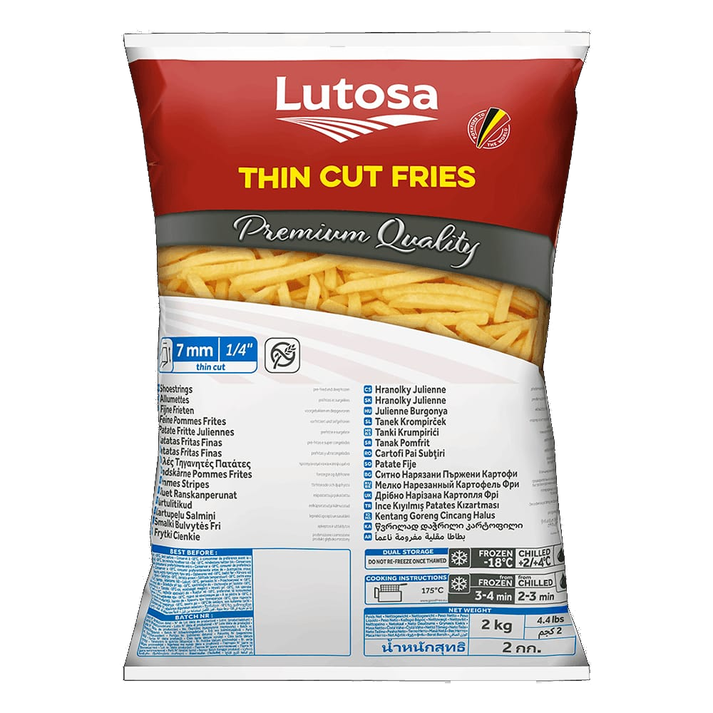 Thin Cut Fries 7 mm